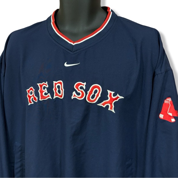Vintage Nike Boston Red Sox Pull Over Windbreaker - Picture 3 of 4